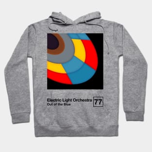 ELO Out Of The Blue / Minimalist Style Graphic Artwork Design Hoodie